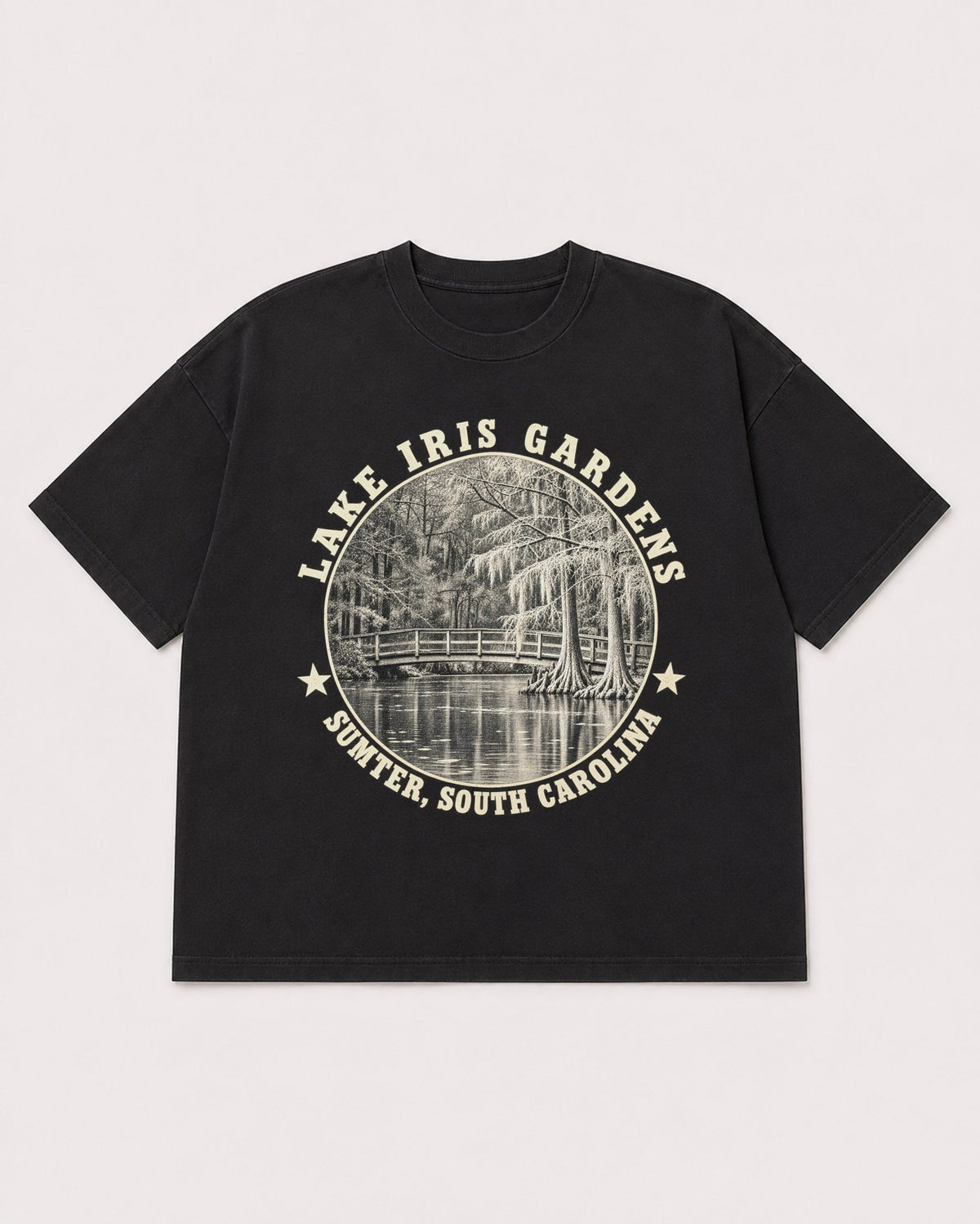 Mockup Boxy Heavyweight Tee Black product