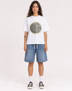 Mockup Boxy Heavyweight Tee White female full-body 06