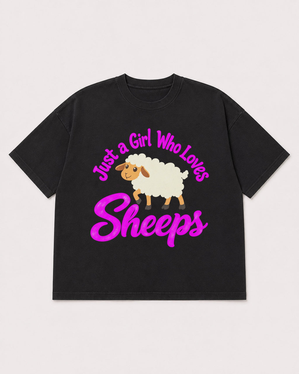 Mockup Boxy Heavyweight Tee Black product