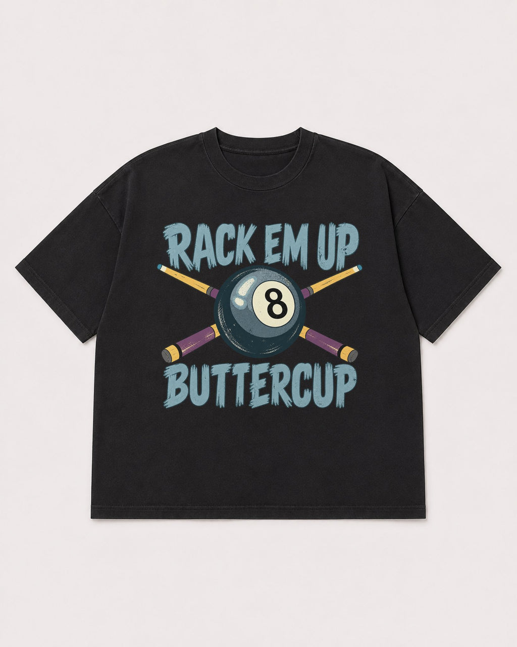 Mockup Boxy Heavyweight Tee Black product