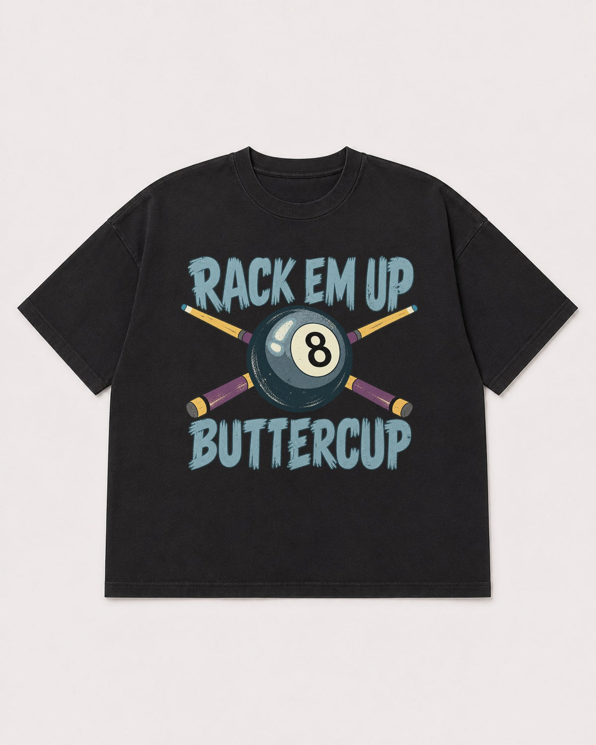 Mockup Boxy Heavyweight Tee Black product