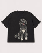 Mockup Boxy Heavyweight Tee Black product