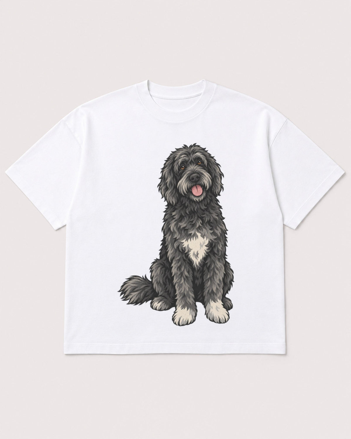 Mockup Boxy Heavyweight Tee White product