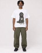 Mockup Boxy Heavyweight Tee White male full-body 04