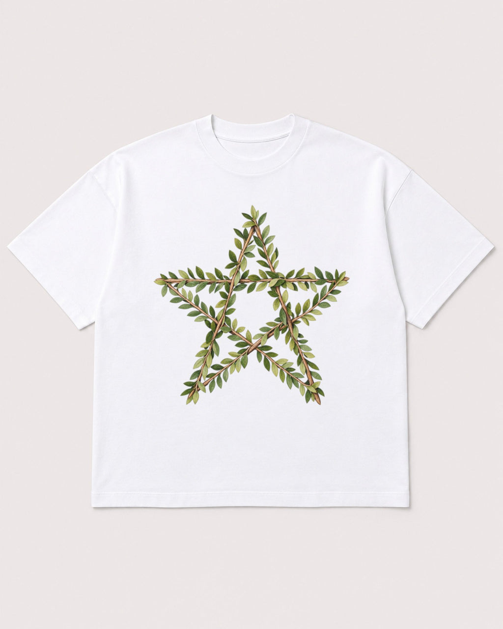 Mockup Boxy Heavyweight Tee White product