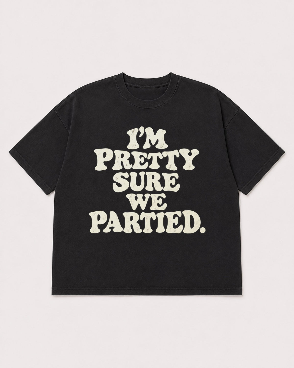 Mockup Boxy Heavyweight Tee Black product