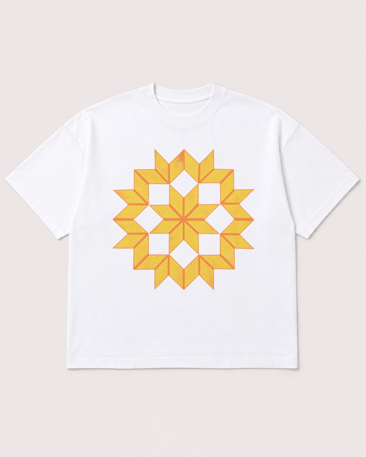 Mockup Boxy Heavyweight Tee White product