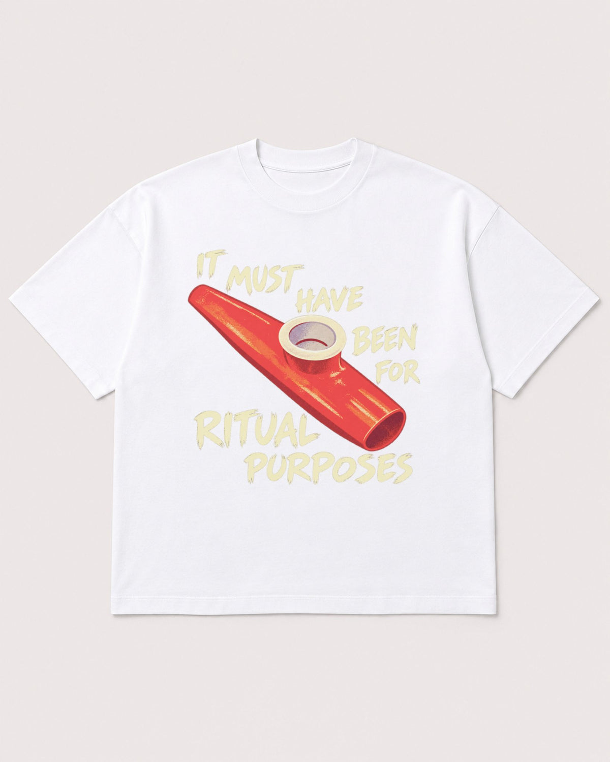 Mockup Boxy Heavyweight Tee White product
