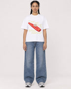 Mockup Boxy Heavyweight Tee White female full-body 50