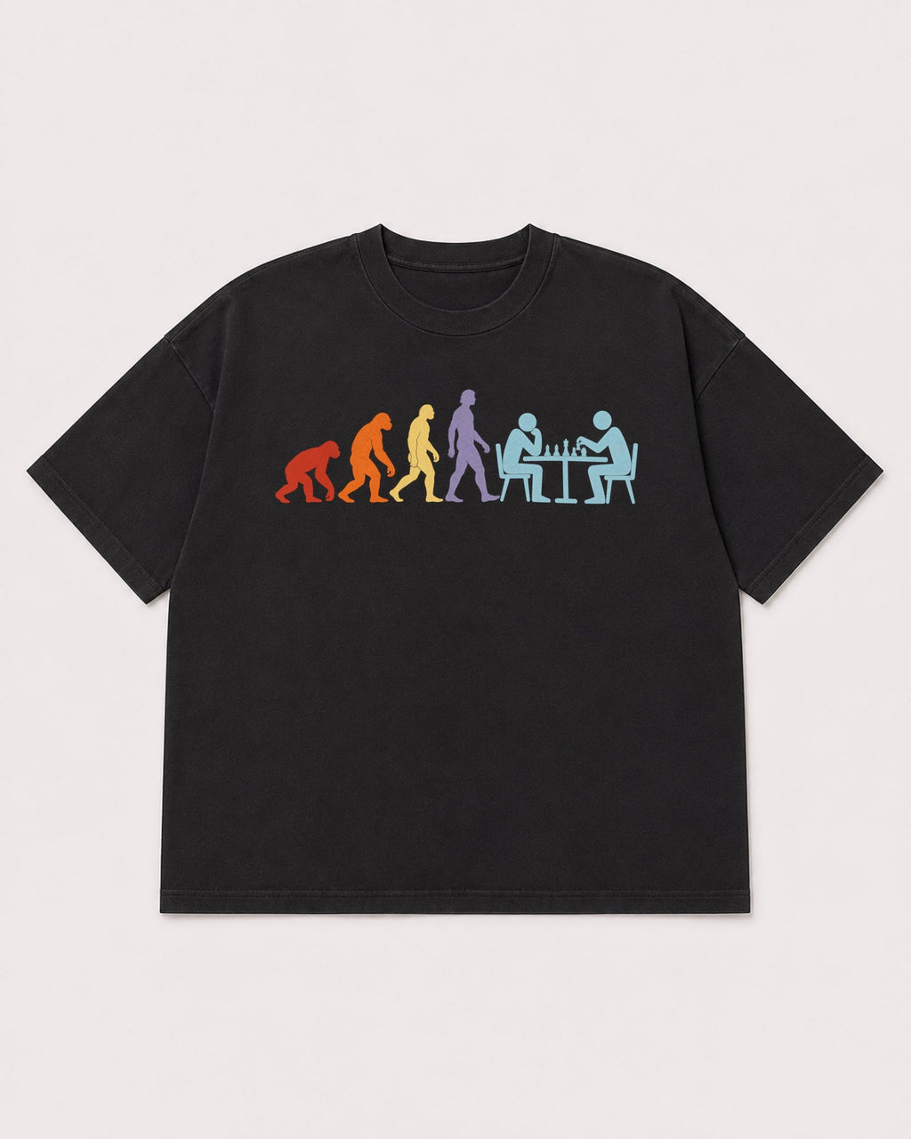 Mockup Boxy Heavyweight Tee Black product
