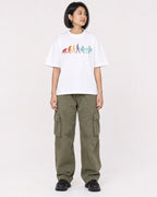 Mockup Boxy Heavyweight Tee White female full-body 32