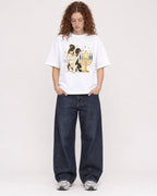 Mockup Boxy Heavyweight Tee White female full-body 09