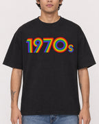 Mockup Boxy Heavyweight Tee Black male close-up 06