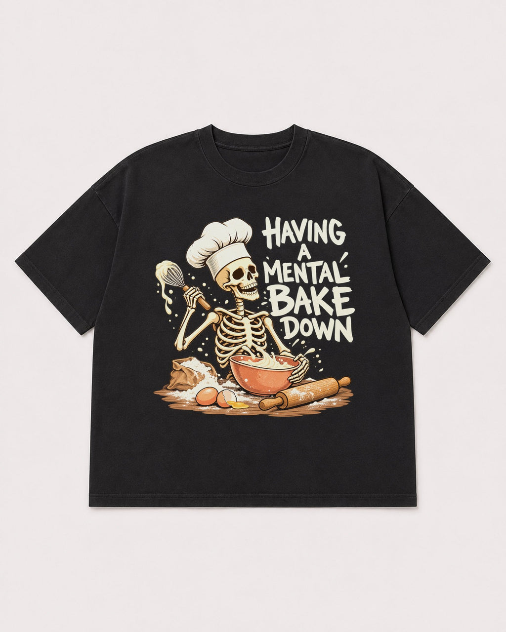 Mockup Boxy Heavyweight Tee Black product