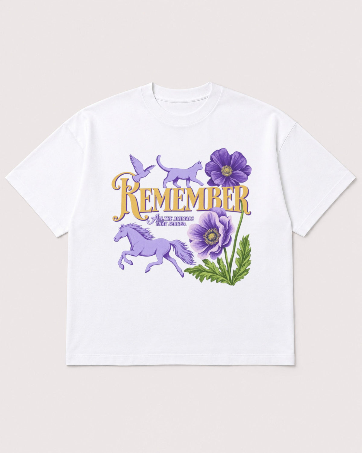 Mockup Boxy Heavyweight Tee White product