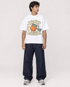 Mockup Boxy Heavyweight Tee White male full-body 06