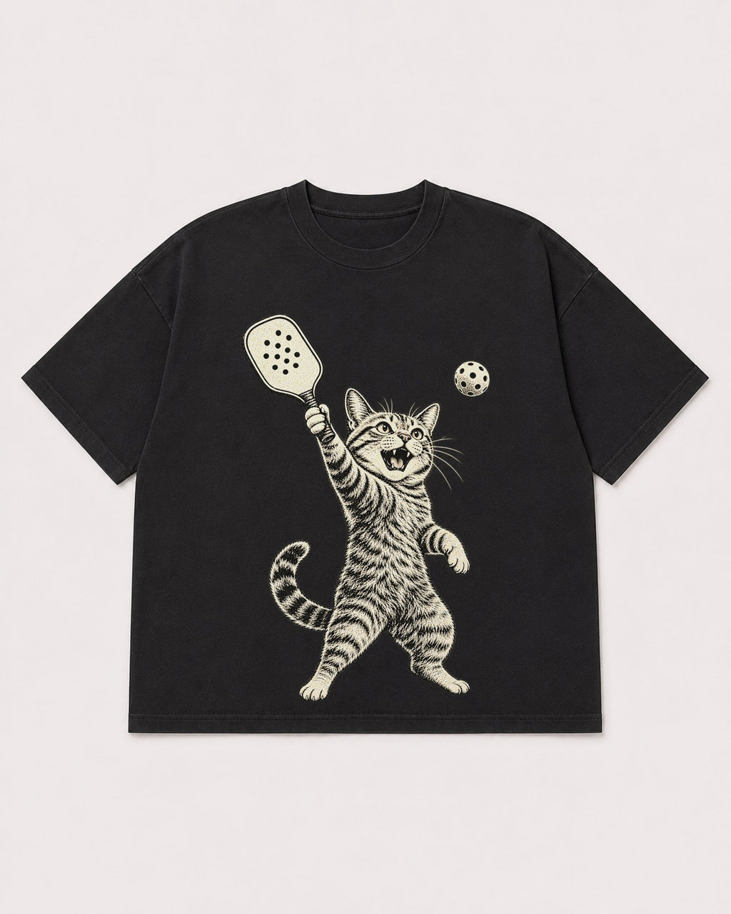 Mockup Boxy Heavyweight Tee Black product