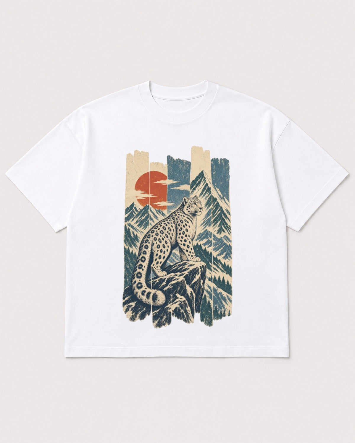 Mockup Boxy Heavyweight Tee White product