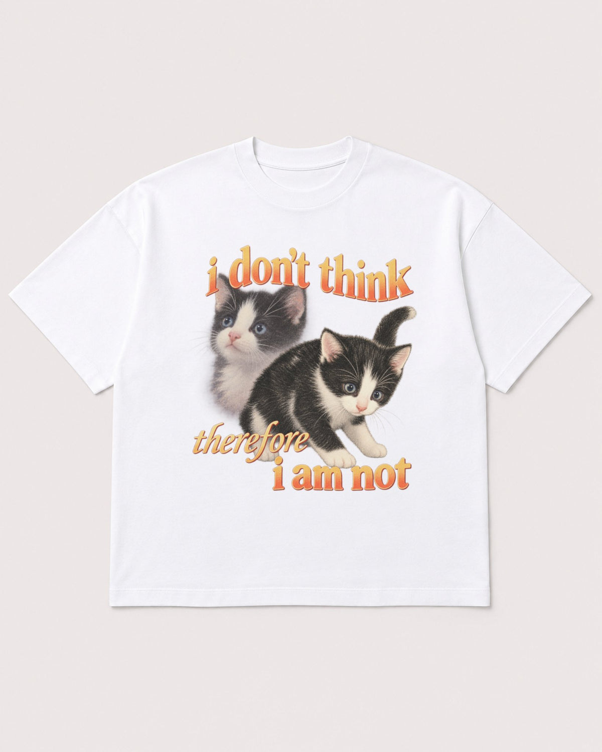 Mockup Boxy Heavyweight Tee White product