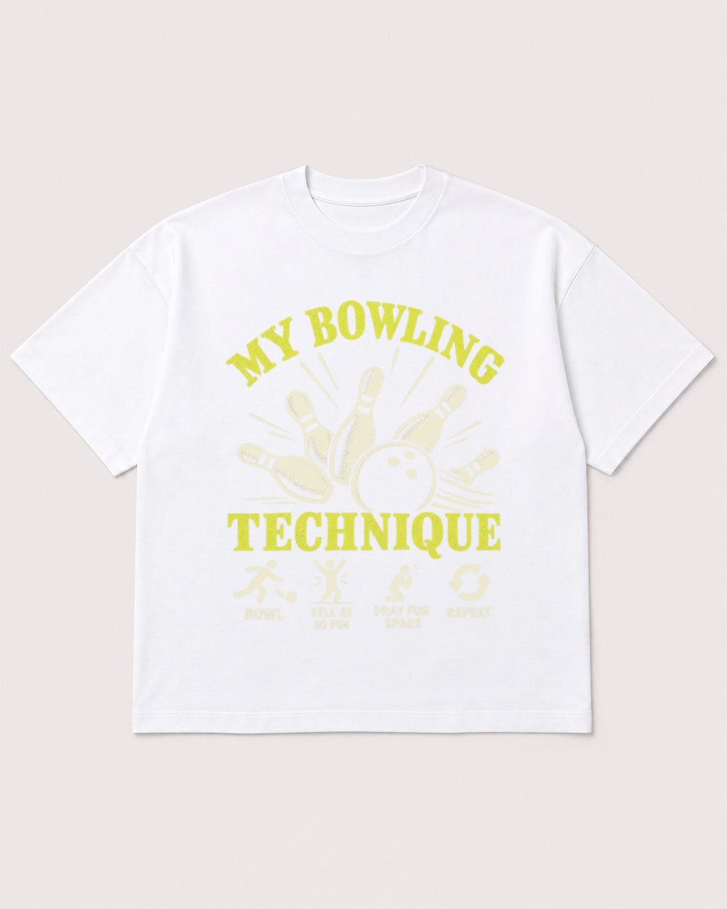 Mockup Boxy Heavyweight Tee White product