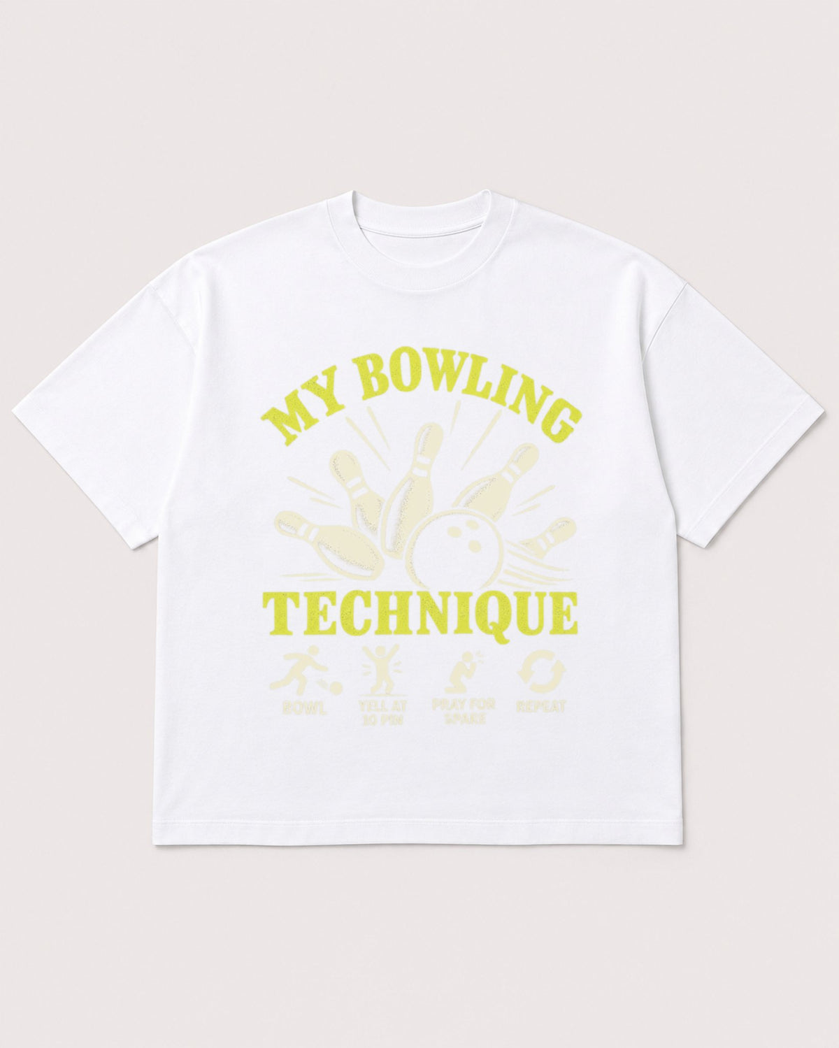 Mockup Boxy Heavyweight Tee White product