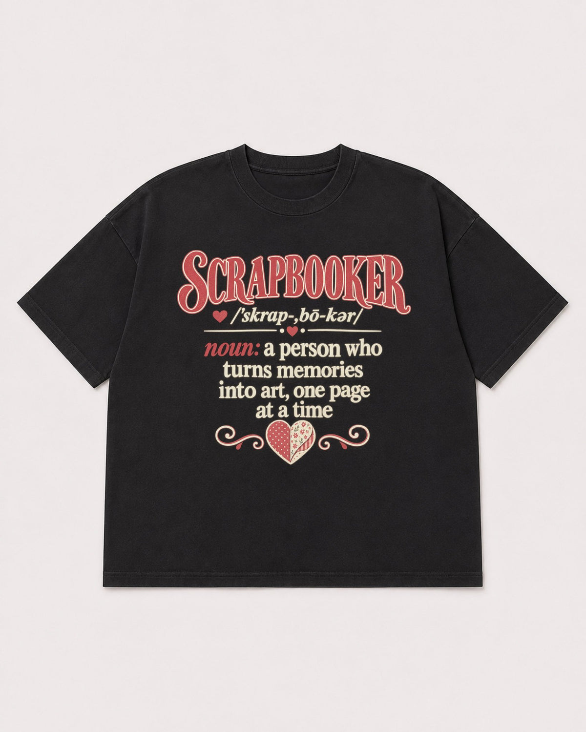 Mockup Boxy Heavyweight Tee Black product