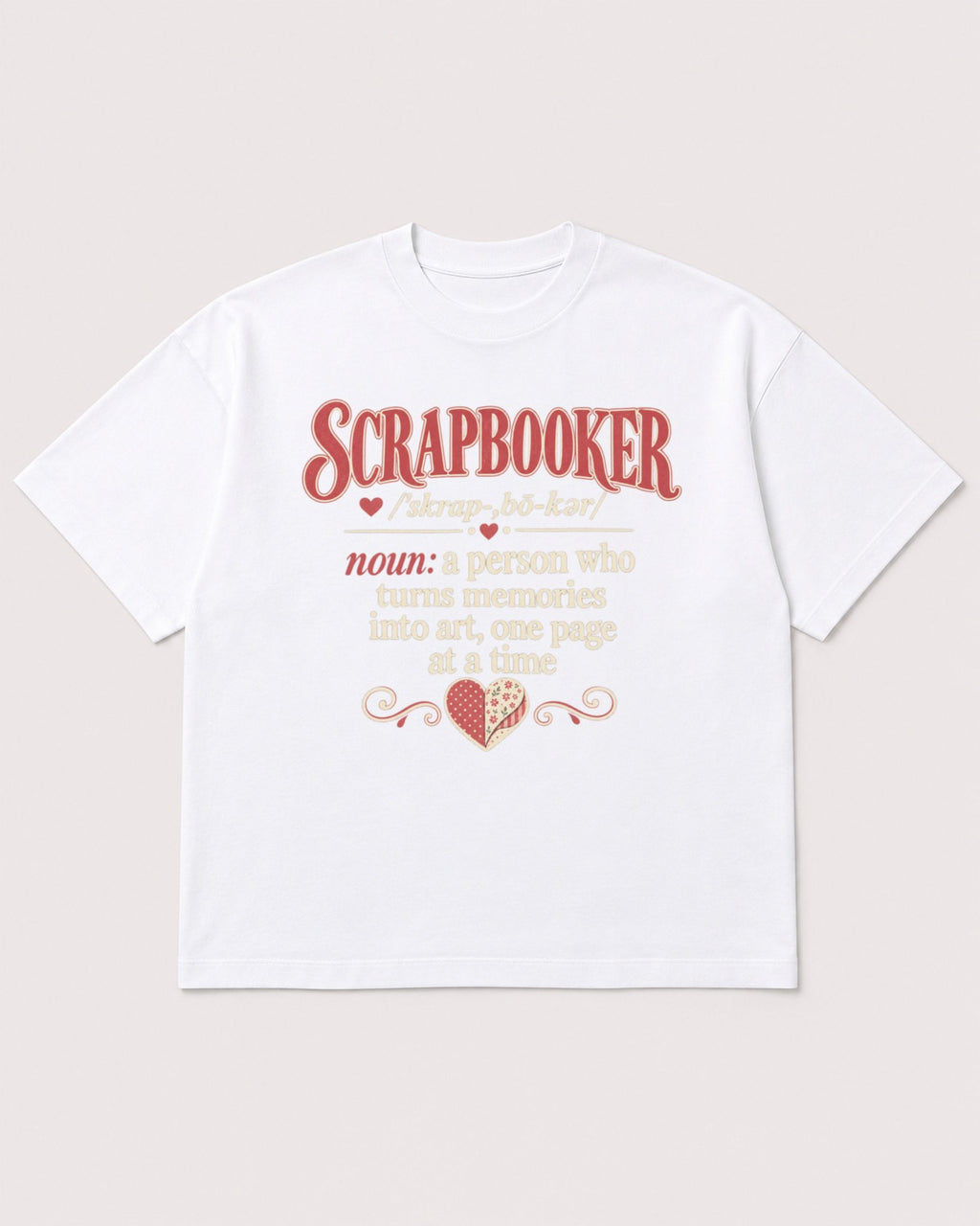 Mockup Boxy Heavyweight Tee White product