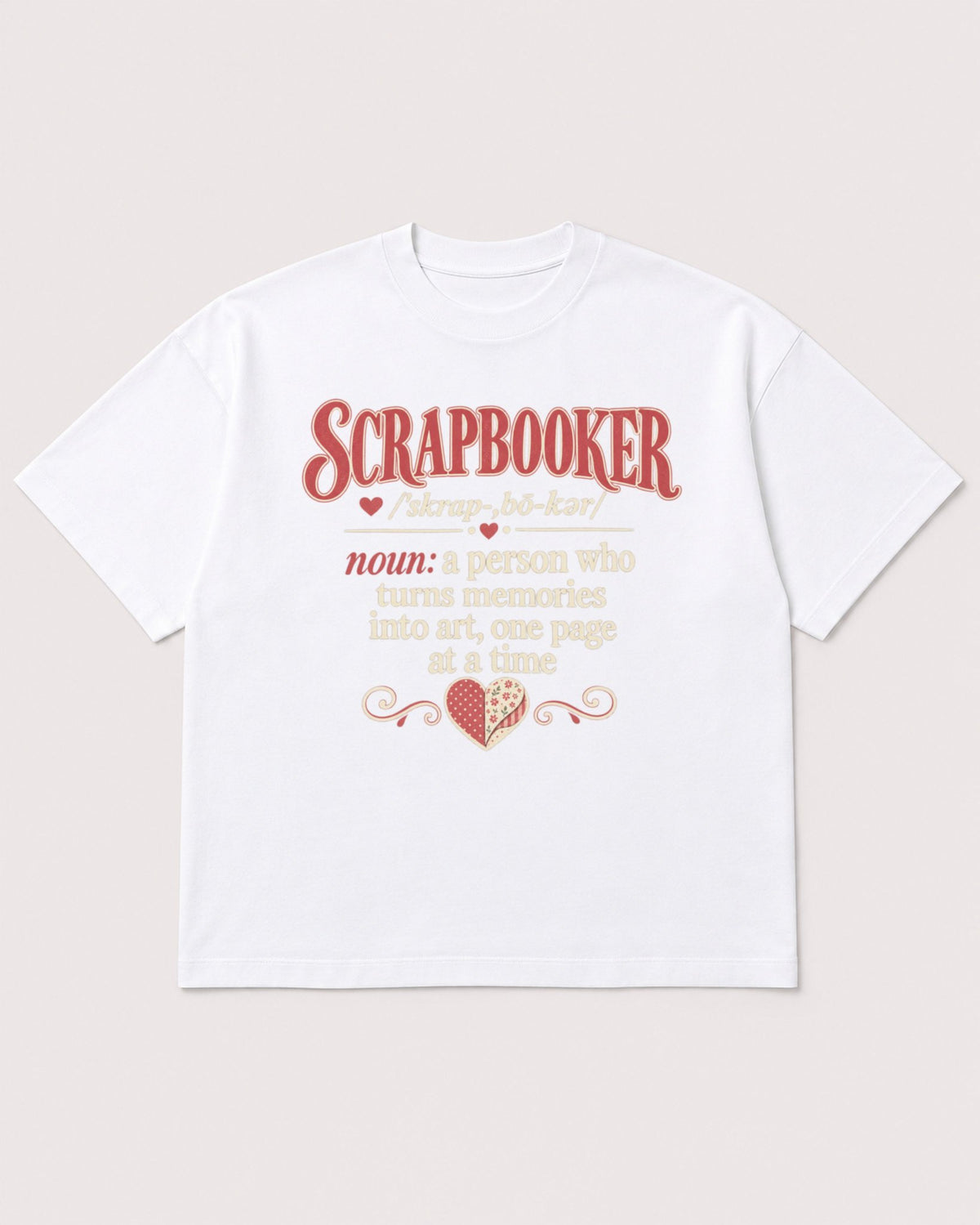 Mockup Boxy Heavyweight Tee White product