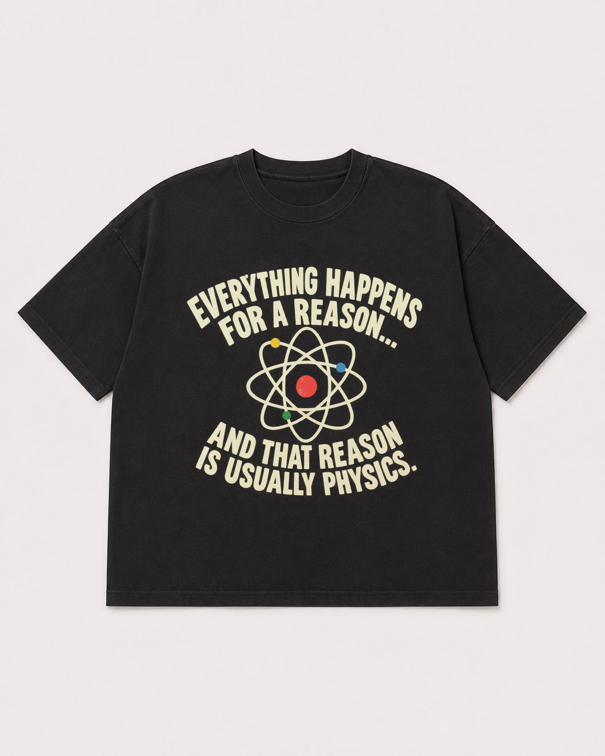 Mockup Boxy Heavyweight Tee Black product