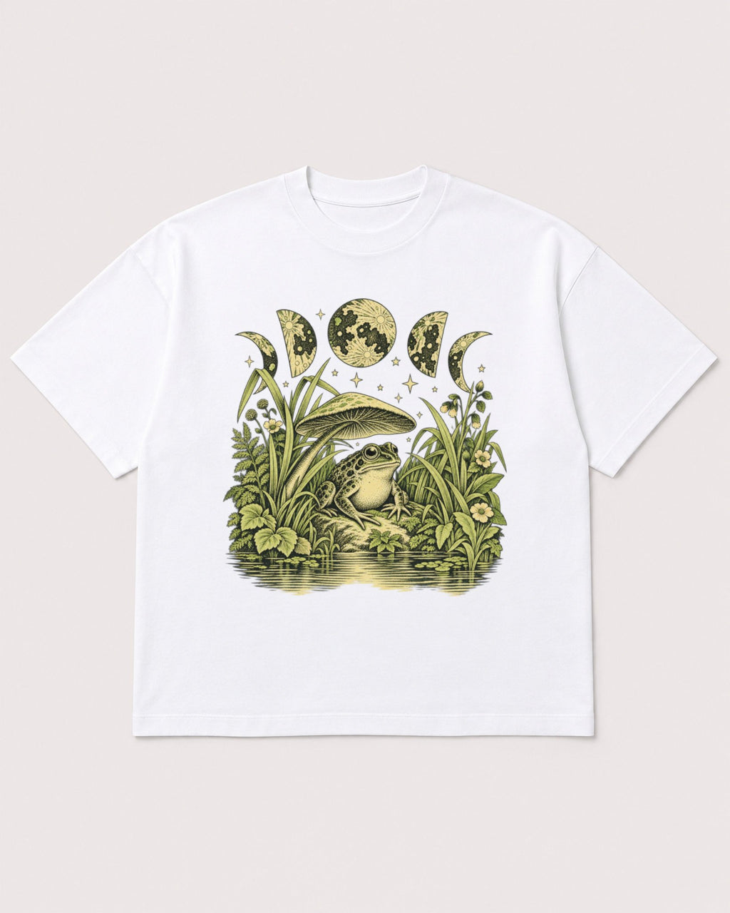 Mockup Boxy Heavyweight Tee White product