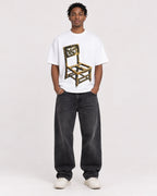 Mockup Boxy Heavyweight Tee White male full-body 05