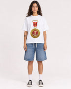 Mockup Boxy Heavyweight Tee White female full-body 06
