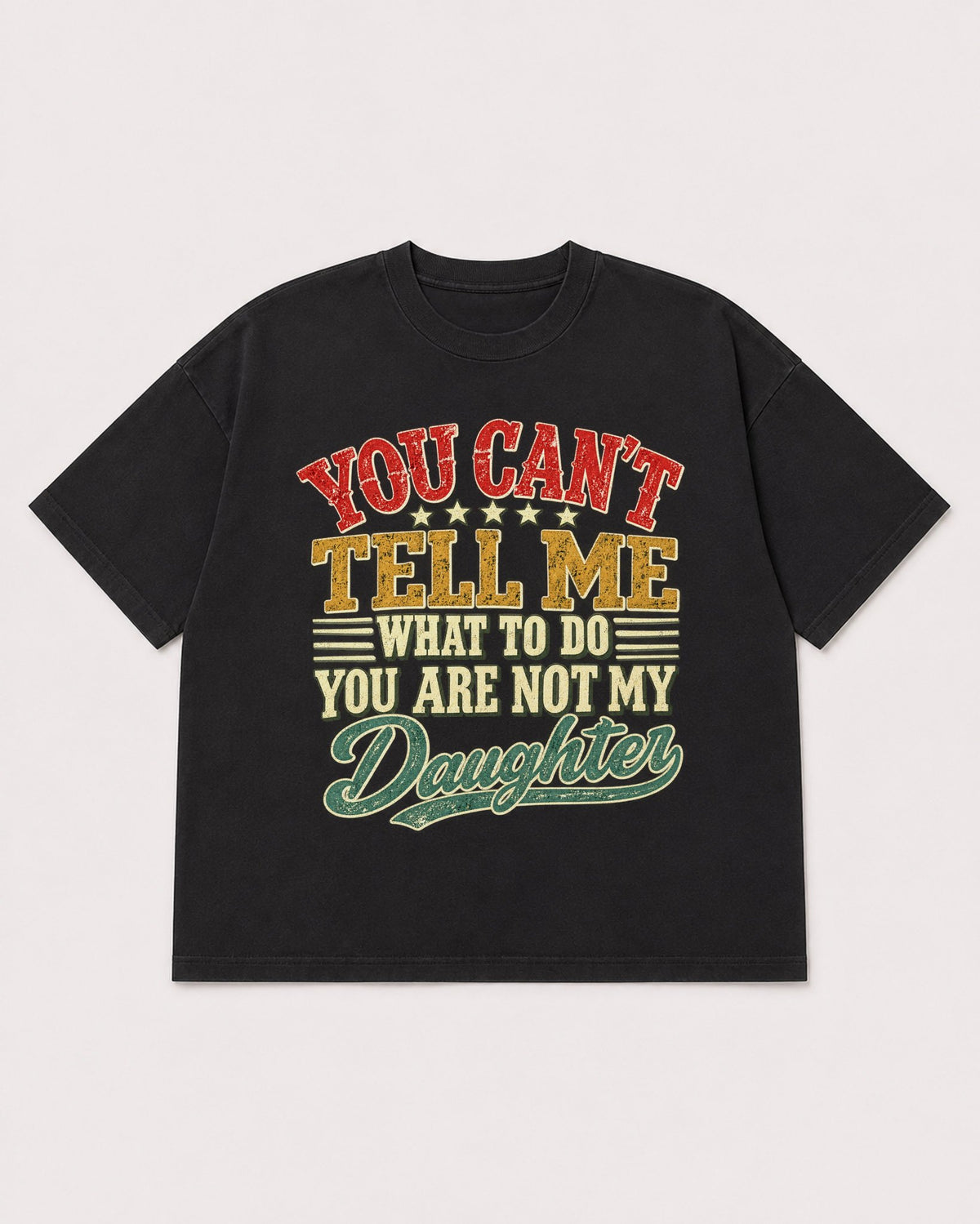 Mockup Boxy Heavyweight Tee Black product