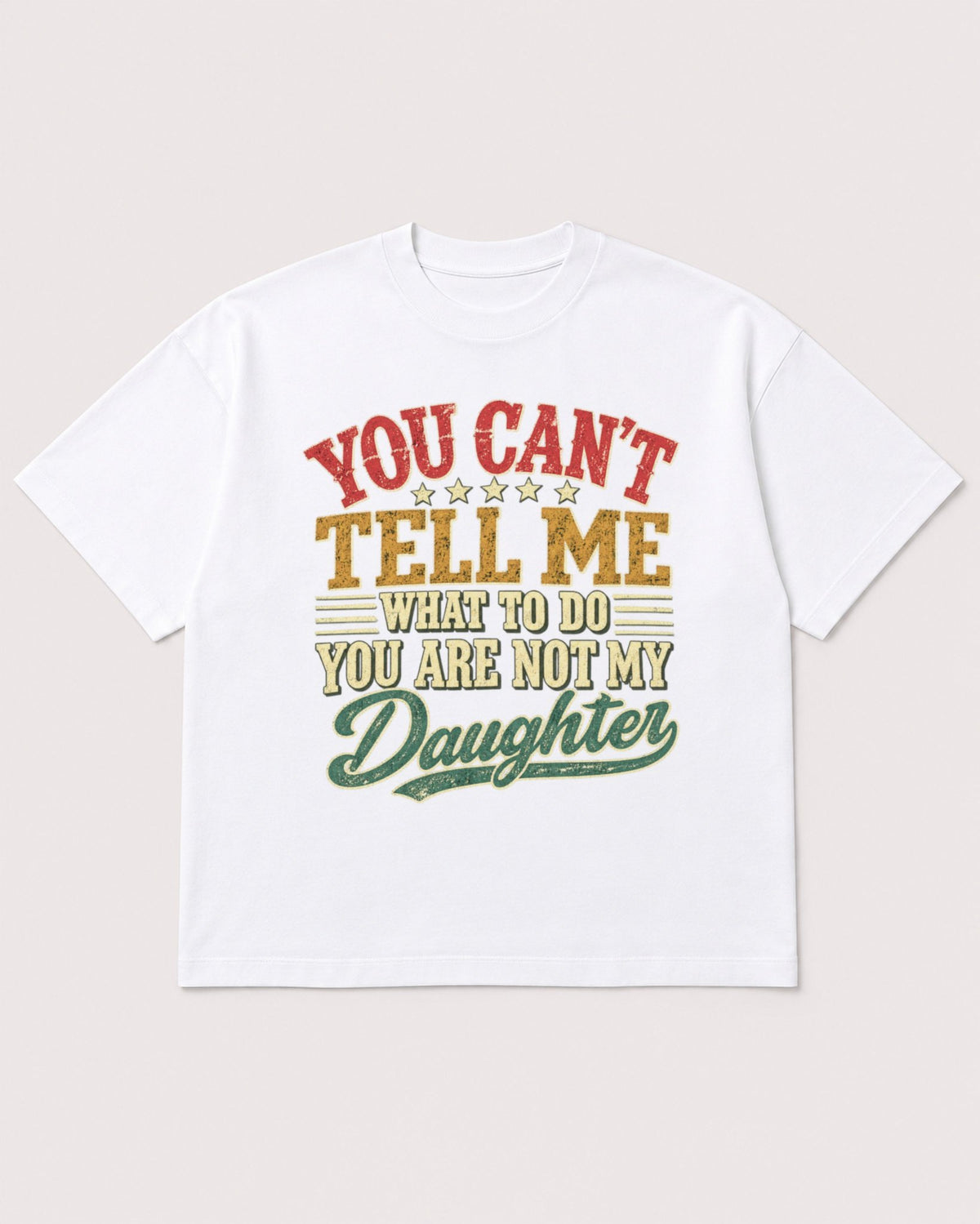 Mockup Boxy Heavyweight Tee White product
