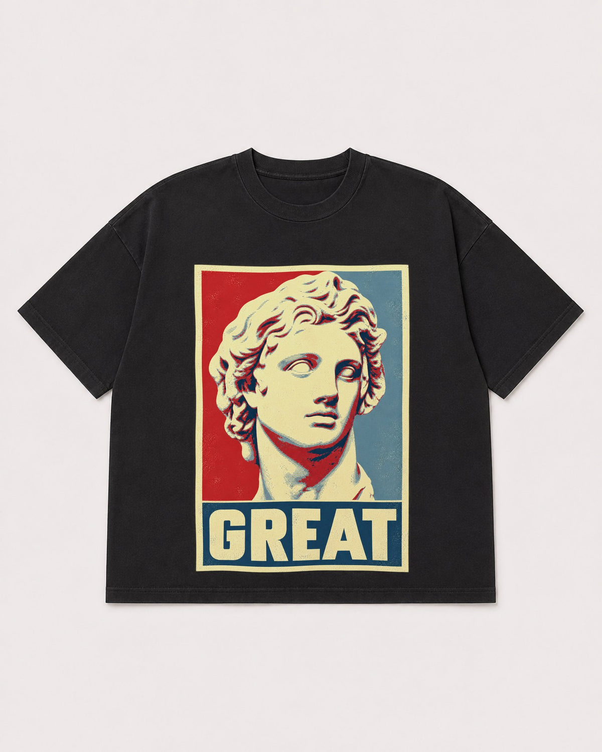 Mockup Boxy Heavyweight Tee Black product