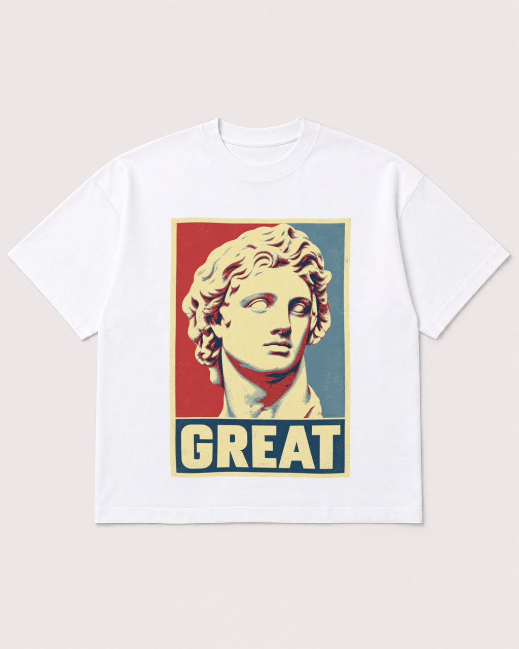 Mockup Boxy Heavyweight Tee White product