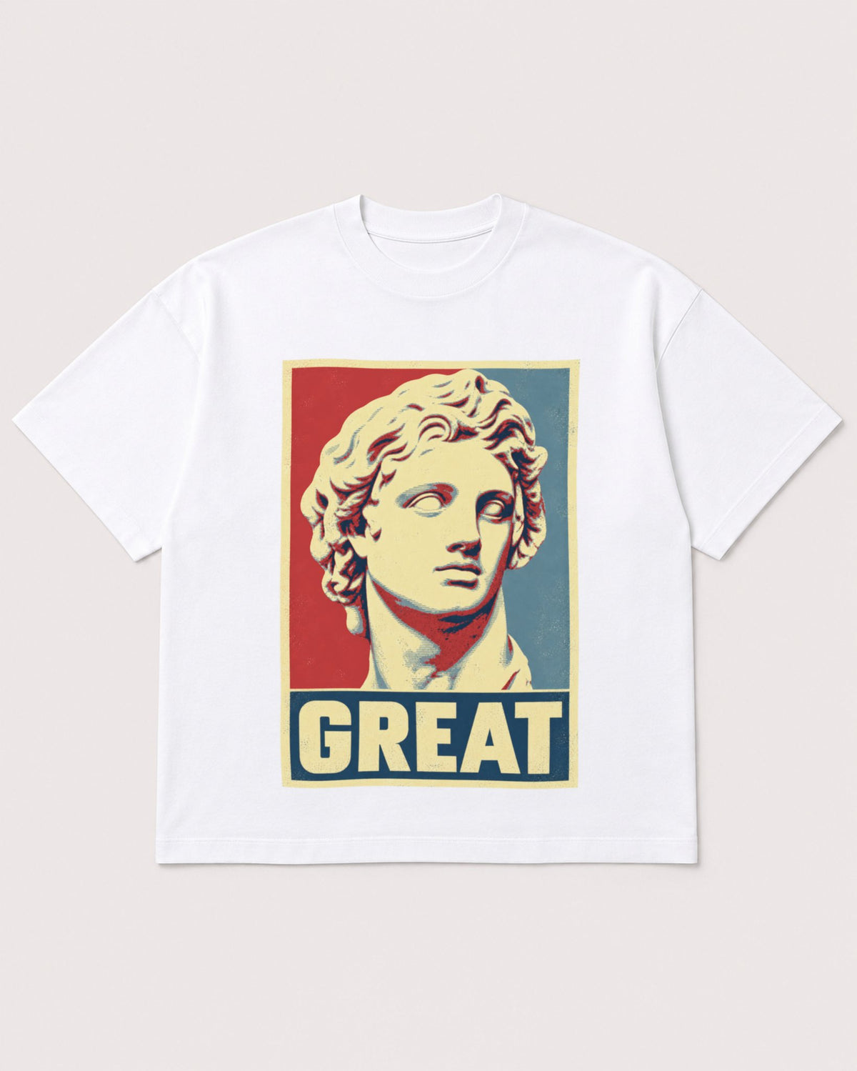 Mockup Boxy Heavyweight Tee White product