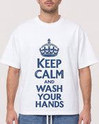 Mockup Boxy Heavyweight Tee White male close-up 08