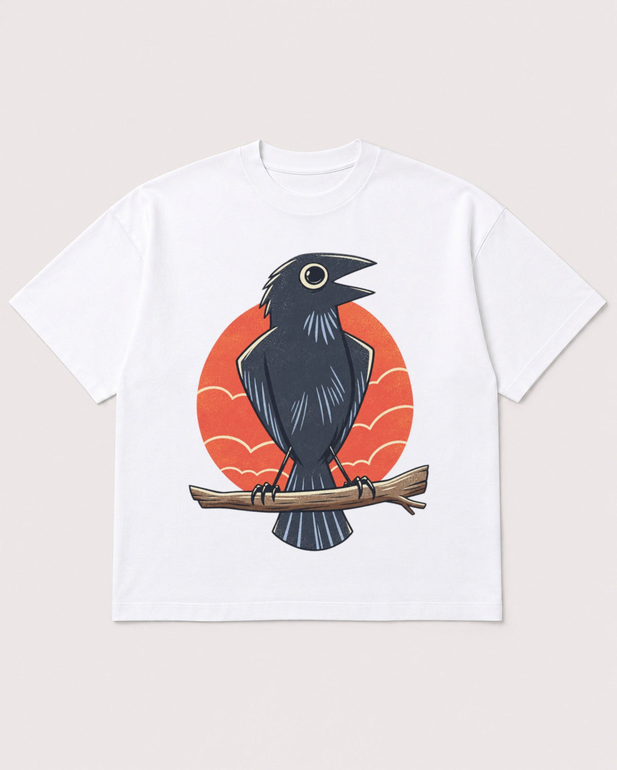 Mockup Boxy Heavyweight Tee White product