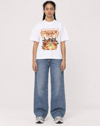 Mockup Boxy Heavyweight Tee White female full-body 50
