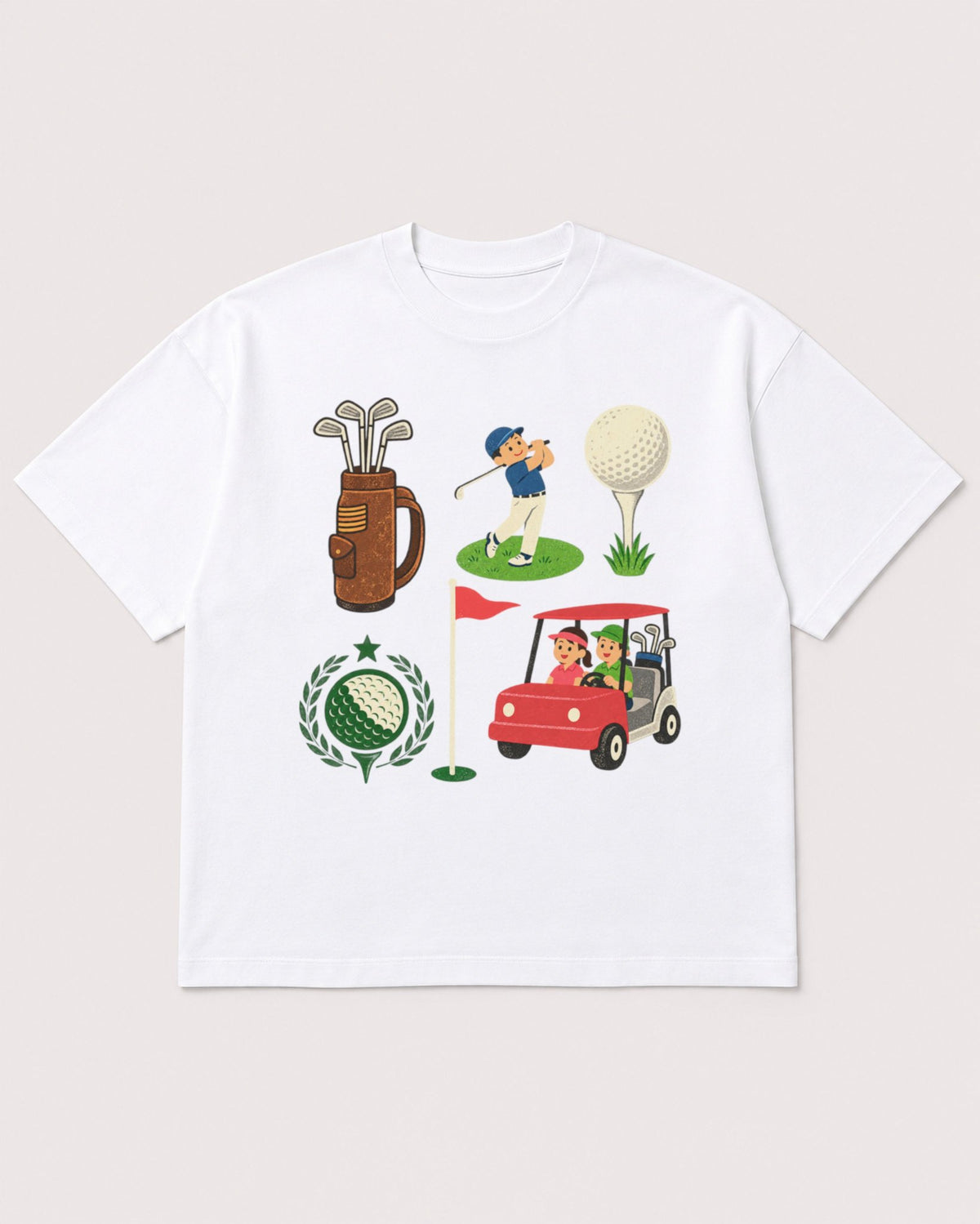 Mockup Boxy Heavyweight Tee White product