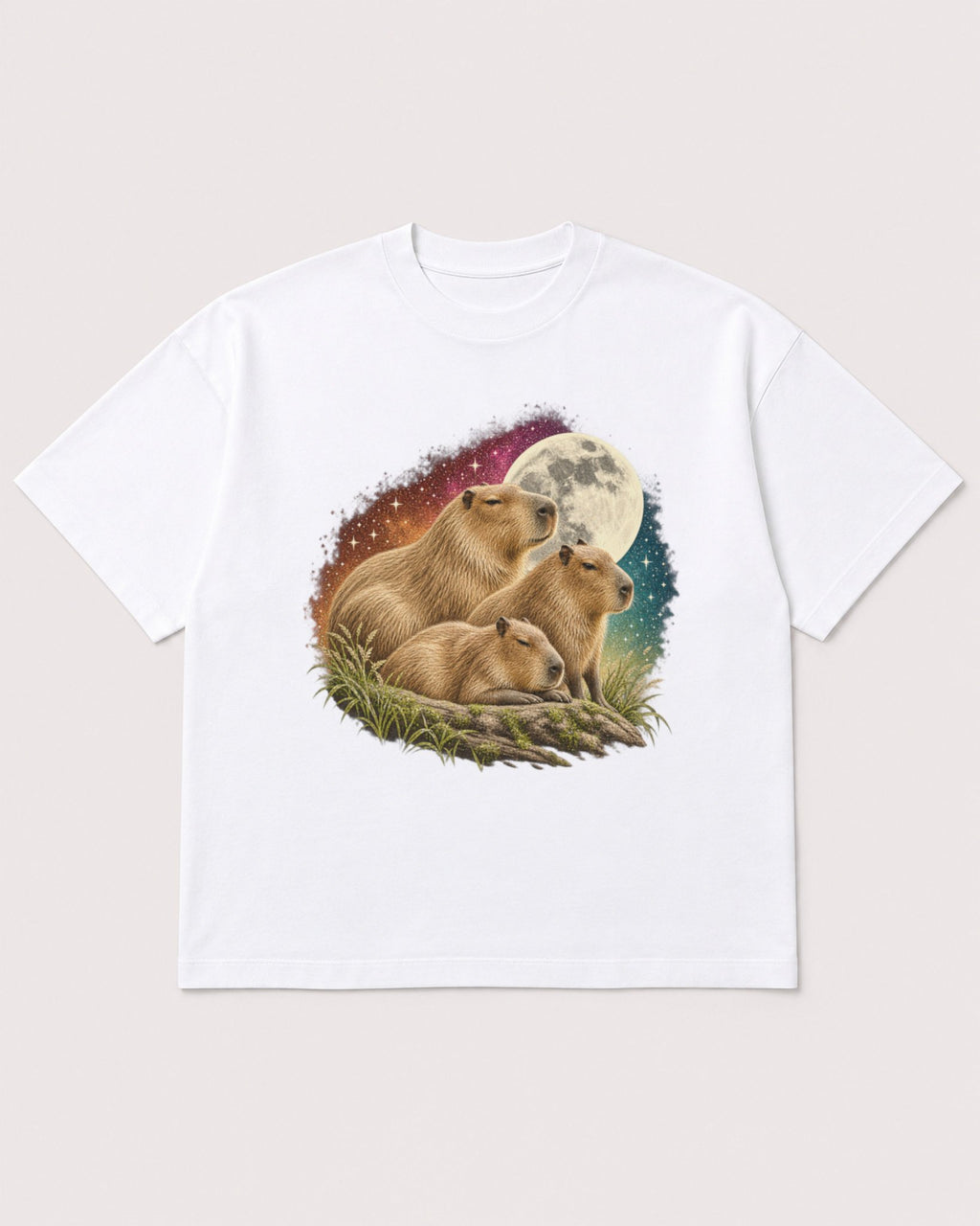 Mockup Boxy Heavyweight Tee White product