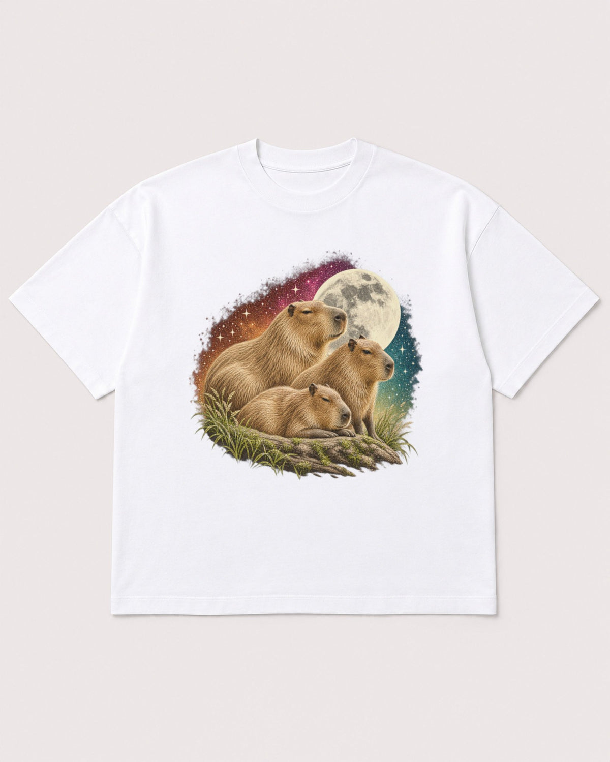 Mockup Boxy Heavyweight Tee White product