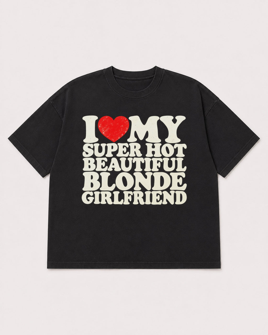 Mockup Boxy Heavyweight Tee Black product