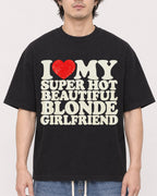Mockup Boxy Heavyweight Tee Black male close-up 03