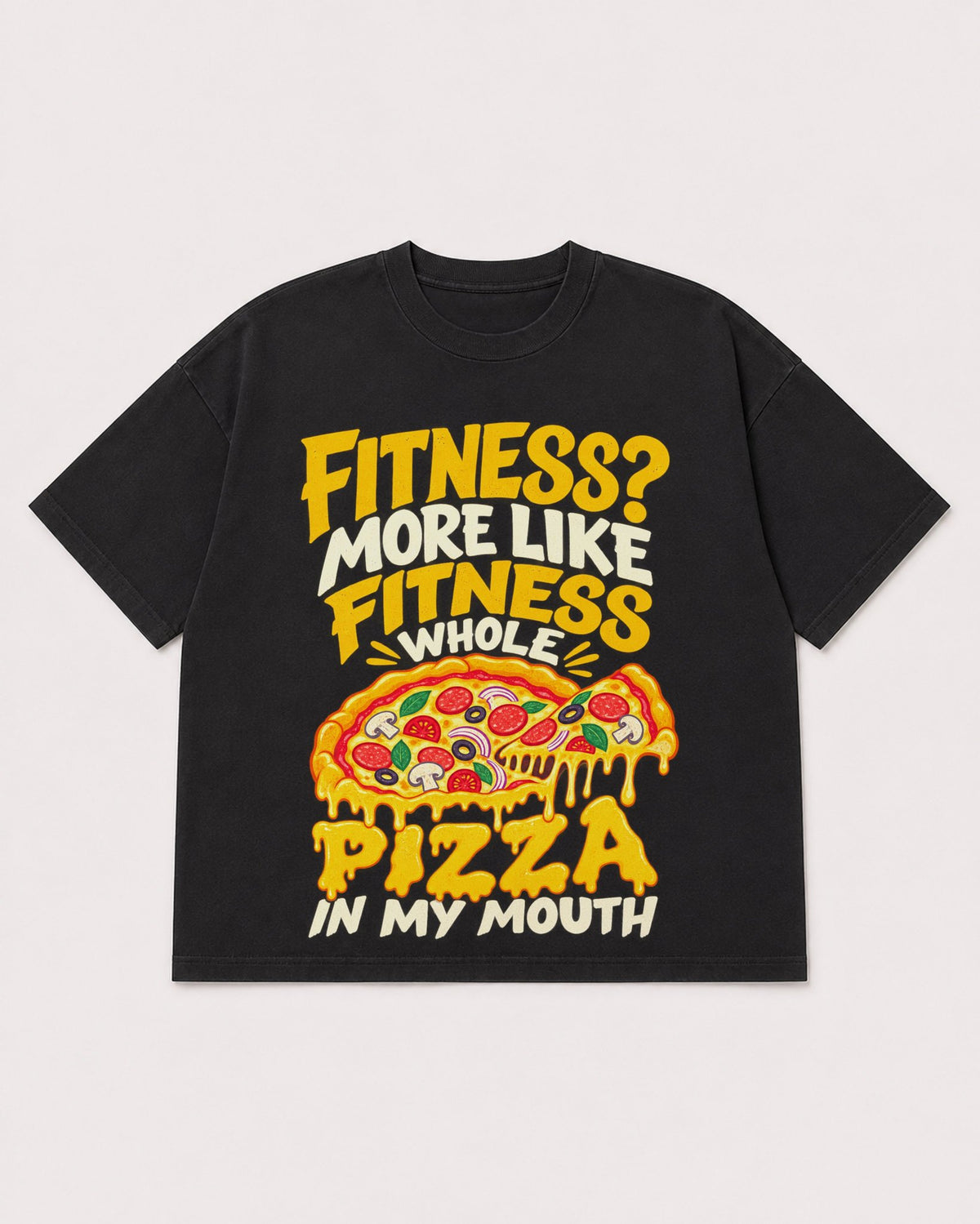 Mockup Boxy Heavyweight Tee Black product