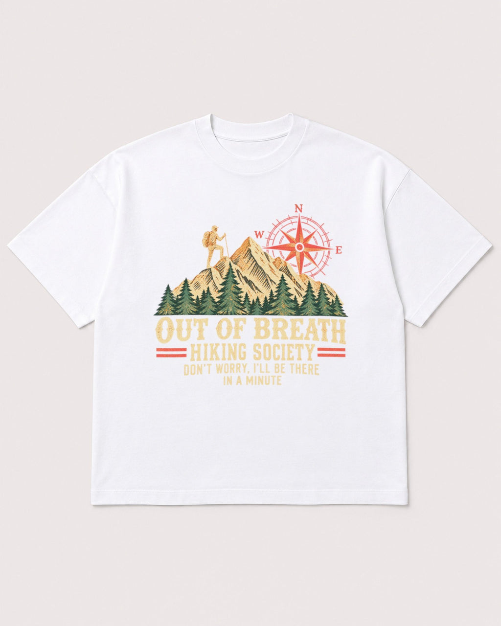 Mockup Boxy Heavyweight Tee White product