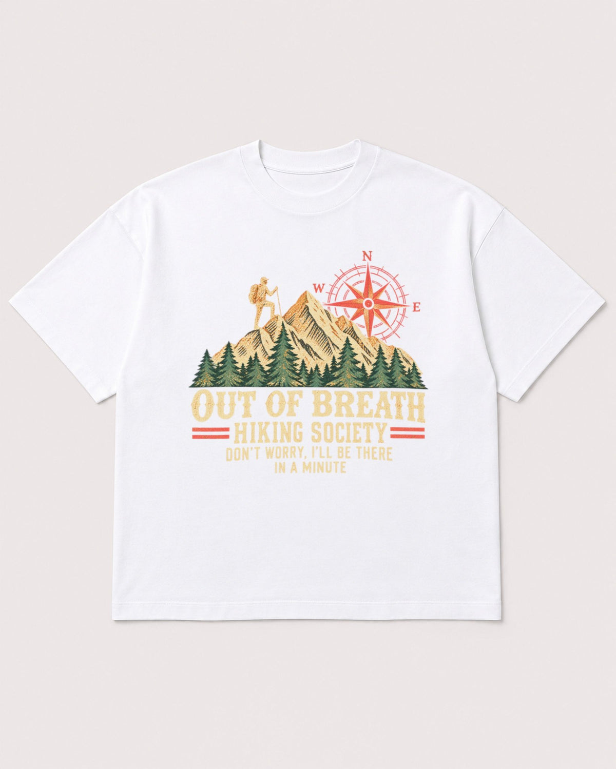 Mockup Boxy Heavyweight Tee White product