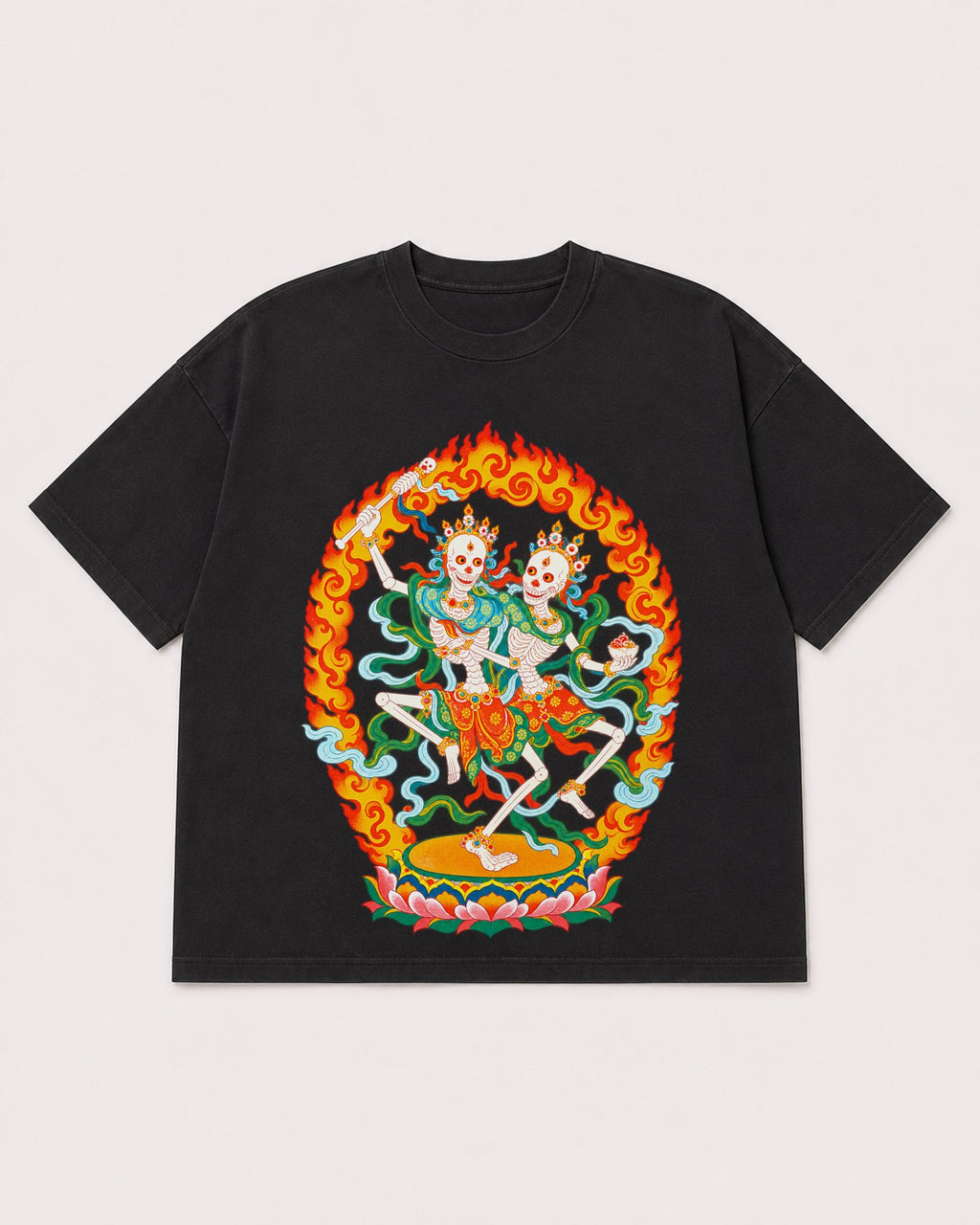 Mockup Boxy Heavyweight Tee Black product