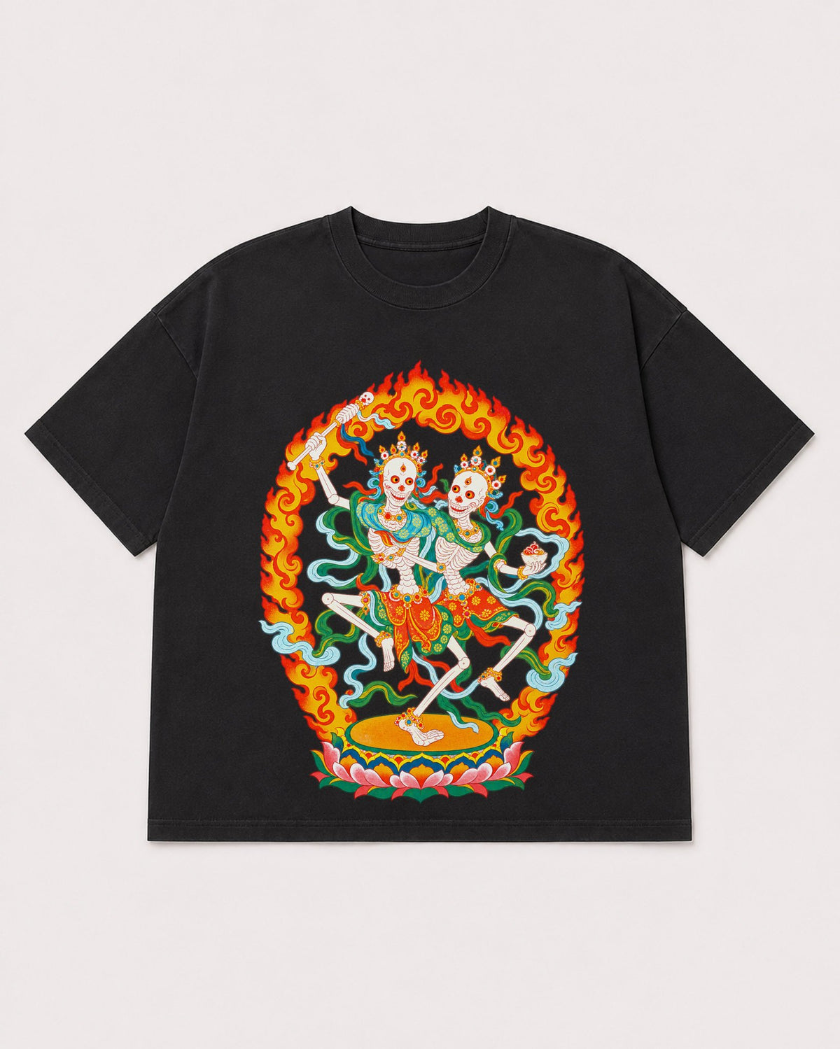 Mockup Boxy Heavyweight Tee Black product